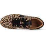 DWRS - Poona - Sneakers - Leopard - Zwart - Kunstleer