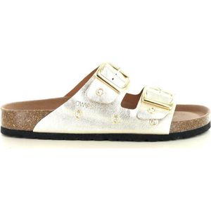DWRS Label Madrid - Slipper - Champagne - Leer