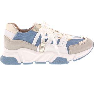 Dwrs - Stoke Sneaker - Veelkleurig - Leer - Vetersluiting - Low-top Design