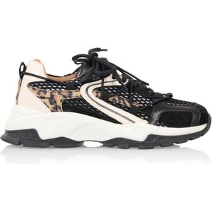 DWRS - Isola - Chunky Sneakers - Zwart/Panter