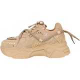 DWRS - Jupiter - Chunky Leren Sneakers - Beige