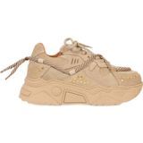DWRS - Jupiter - Chunky Leren Sneakers - Beige