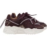 DWRS - JUPITER - Sneakers - Bordeaux - Leer, Suéde