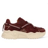 DWRS - JUPITER - Sneakers - Bordeaux - Leer, Suéde