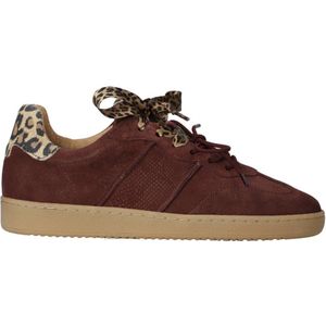 DWRS - Poona - Sneakers - Bordeaux/Panter - Suède