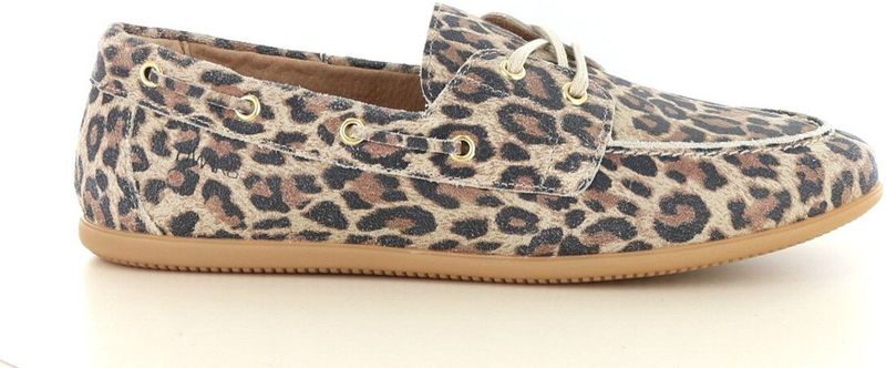 DWRS - LATTY - Bootschoenen - Beige/Zwart - Panterprint