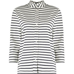 Bloomings, Dames, Blouses & Shirts, Wit, Maat: 3XL Katoen,