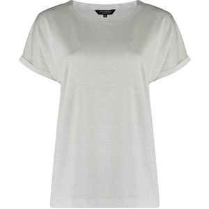 Bloomings - Crew Neck Shirt - Grijs - Mix van Rayon, Lurex en Elastaan