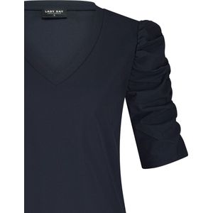 Lady Day - Tigger Top met V-hals en Driekwart Mouwen