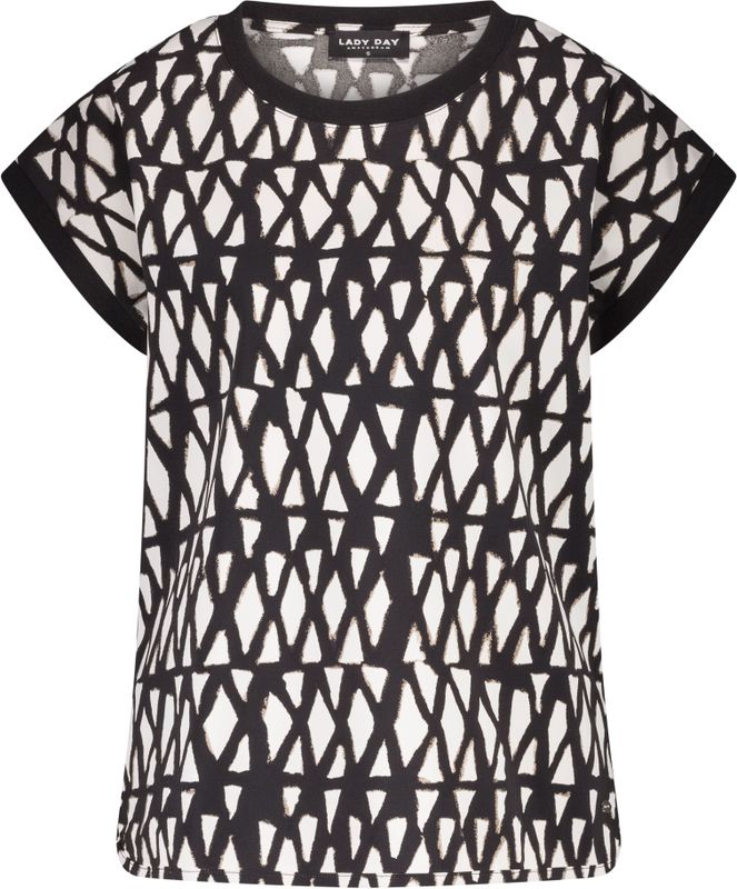 Lady Day, Dames, Tops, Zwart, Maat: M Polyamide,