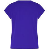 Lady Day - Mira - Shirt - Cobalt Blue - Korte Mouw - V-hals