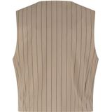 Lady Day - Vest - Beige - Krijtstreep Ontwerp - Polyamide