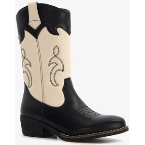 Blue Box - Cowboylaarzen - Zwart Wit - Meisjes - Imitatieleer