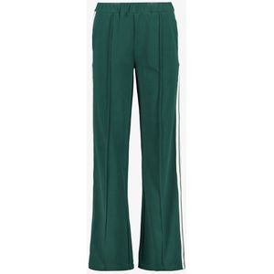 TwoDay dames wide leg broek met bies groen - Maat M