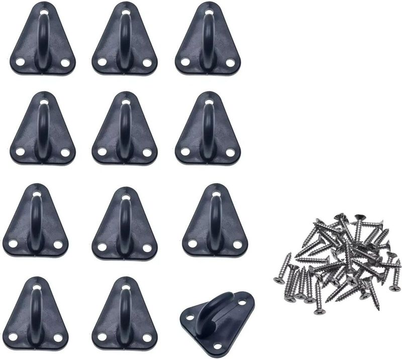 Aanhangerhaak - 12 Dlg - Stevig - Geschikt voor Aanhangwagennetten