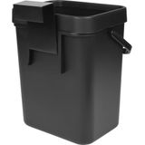 Benson - Prullenbak - Zwart - Kunststof - Compact 16 x 13 x 20.5 cm