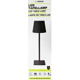 Benson - LED Tafellamp - Aluminium - Dimbaar - 38 cm - Oplaadbaar - USB-C - 4 uur werktijd