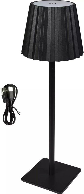 Benson - LED Tafellamp - Aluminium - Dimbaar - 38 cm - Oplaadbaar - USB-C - 4 uur werktijd