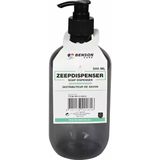 Benson - Zeepdispenser - Blauw - 500 ml - Zilverkleurige Pomp