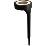 Benson Moderne ronde solar tuinlamp - Warm wit licht - 40 cm hoog - Energiezuinig - Waterbestendig IP44