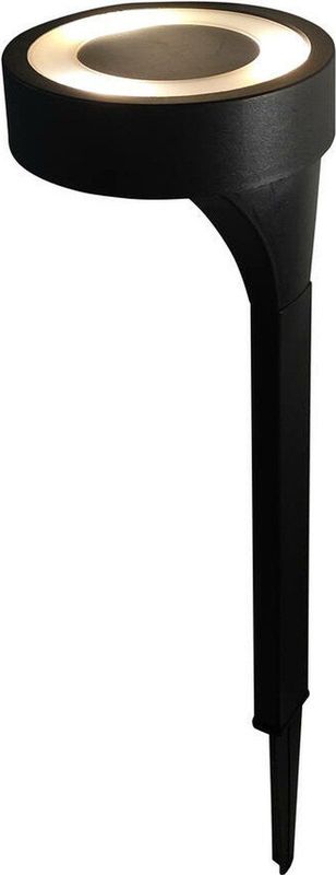 Benson Moderne ronde solar tuinlamp - Warm wit licht - 40 cm hoog - Energiezuinig - Waterbestendig IP44