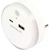 Benson - Nachtlamp - Warm Wit - 17 Watt - USB-A en USB-C Poorten