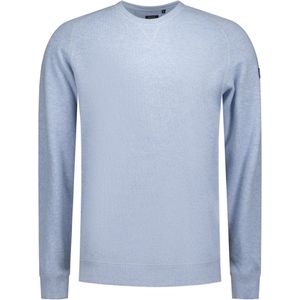 New Zealand sweater effen blauw normale fit