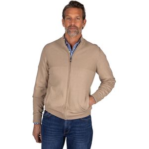 Nza New Zealand Calder Cardigan - Grijs - 100% Katoen - Comfort Fit