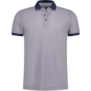 Nza New Zealand Victor Poloshirt - Korte Mouw - Katoen - Blauw