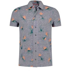 New Zealand - Casual Overhemd - Gemêleerd - Linnen/Katoen