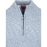 NZA - Katoenen Half Zip Trui - Blauw