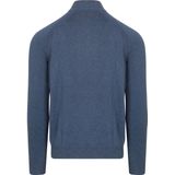 NZA - Blauwe - Katoenen Half Zip Trui