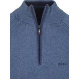 NZA - Blauwe - Katoenen Half Zip Trui