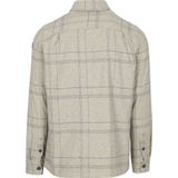 NZA - Overshirt Atlas Tenax Check - Lichtblauw Grijs Blauw - Heren Vest - Regular-fit - Katoen - Ruit Dessin