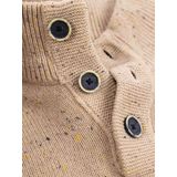 NZA - Ecru - Katoenen Half Zip Trui