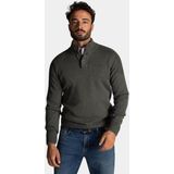 NZA - Groene Half Button Trui - Knitwear