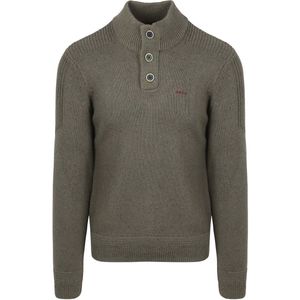 NZA - Groene Half Button Trui - Knitwear