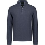 NZA - Donkerblauwe - Half Button Trui
