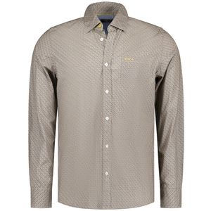 NZA - Overhemd - Beige - Heren