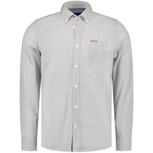 NZA - Rood - Katoenen Overhemd - Stretch - Lange Mouwen