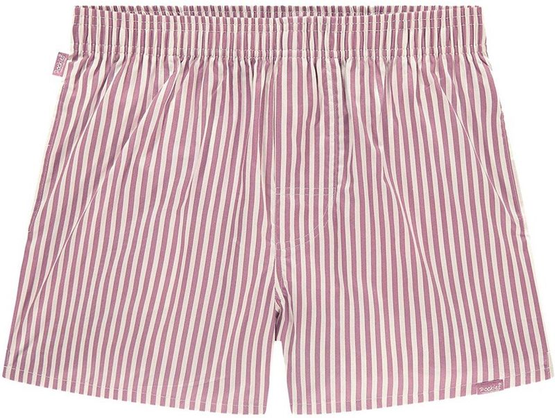 POCKIES Striped Boxershorts Heren - Roze - Maat S