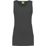 L&S - Sport Singlet - Antraciet - Katoen - Aansluitende Pasvorm