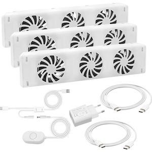 Quality Heating - QH Booster - Radiator Ventilator - Triple Set