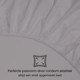 Hoeslakens - Wit - Katoen