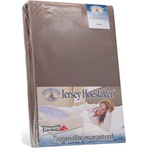 Jersey Hoeslaken - Taupe 160/180x200/220