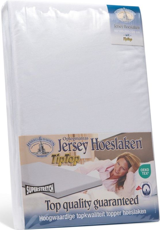 Hoeslaken - Creme - 97% Jersey Katoen 3% Lycra