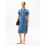 TOMMY HILFIGER - Jurk 'Lana' - Blauw - Denim - 3/4 Lengte