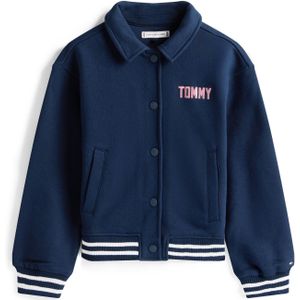 Sweatvest - Geribd - Zwart - Sweatstof - Normale Pasvorm