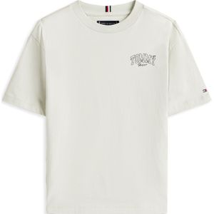 TOMMY HILFIGER Shirt 'VARSITY'  pastelgroen / zwart