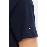 Tommy Hilfiger S/S T-shirt voor dames, Blauw (Donker Nacht Marine), XXS